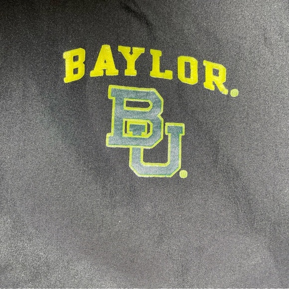 Baylor Champion Windbreaker With Hood | Men’s Size Small | Black - Picture 4 of 7